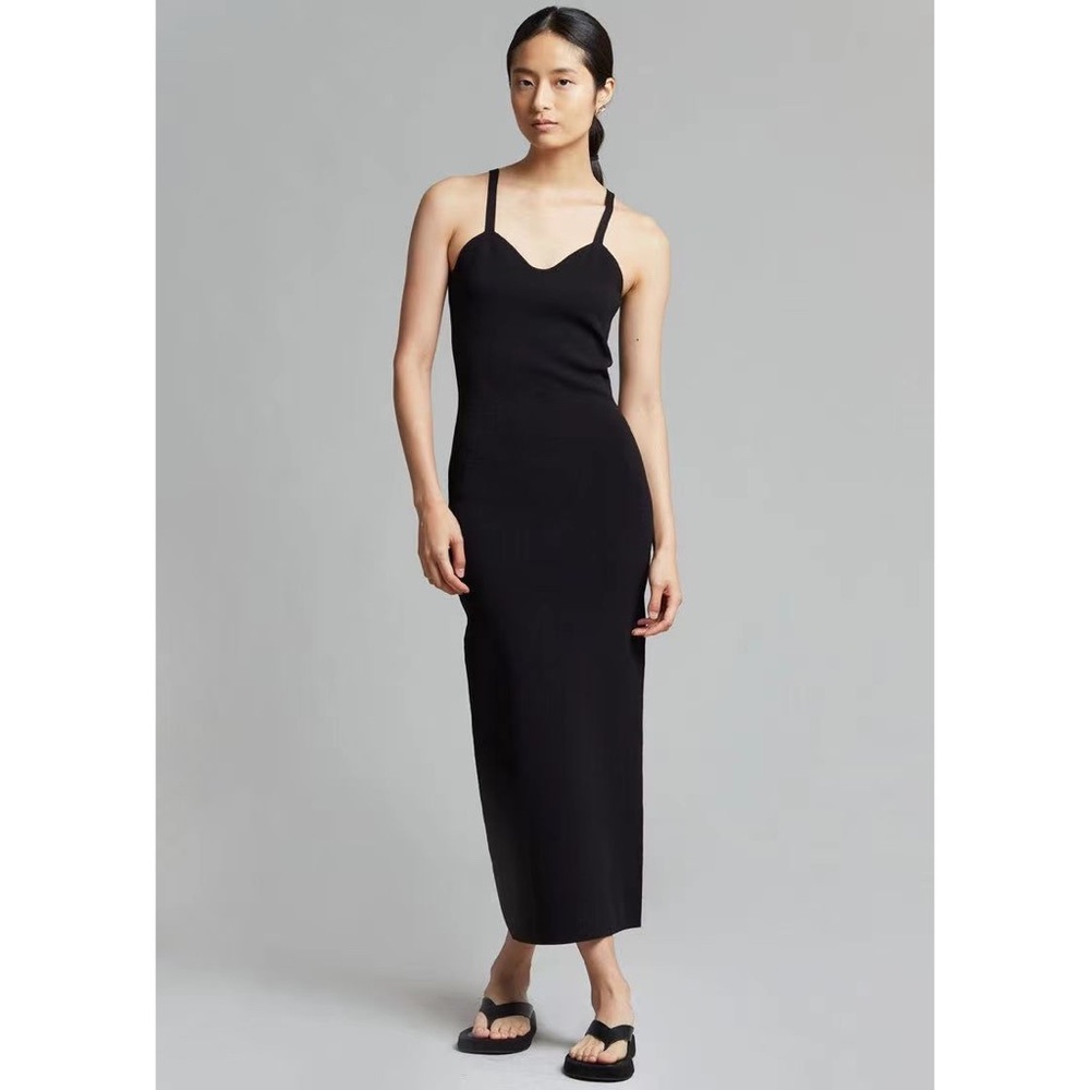 NANUSHKA NOA KNIT DRESS - BLACK